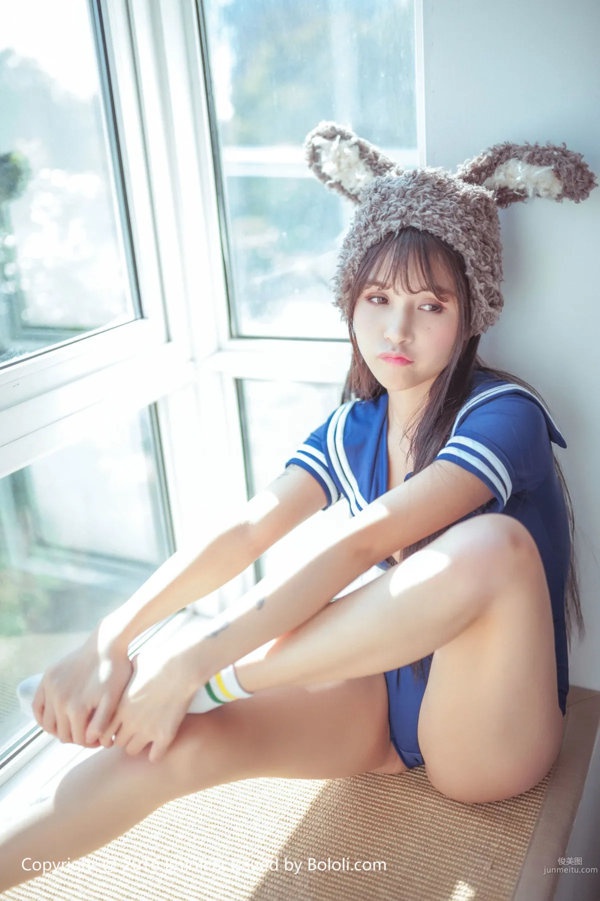 Xia Meijiang 《Cute Donkey School Swimsuit》 [Bololi] BOL.034 Photo Set photo 34