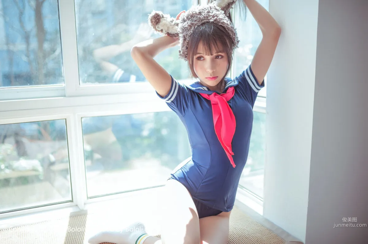 Xia Meijiang 《Cute Donkey School Swimsuit》 [Bololi] BOL.034 Photo Set photo 24