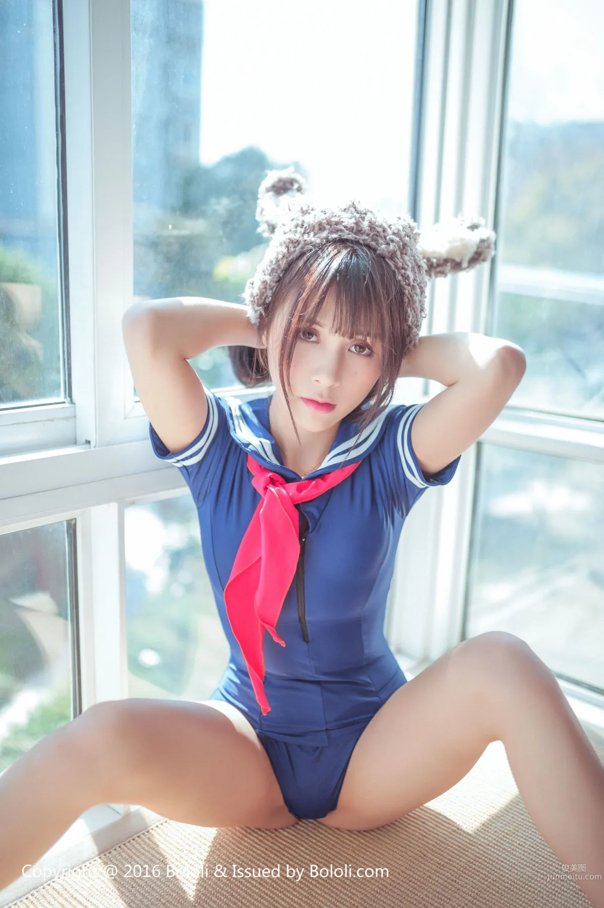 Xia Meijiang 《Cute Donkey School Swimsuit》 [Bololi] BOL.034 Photo Set photo 16