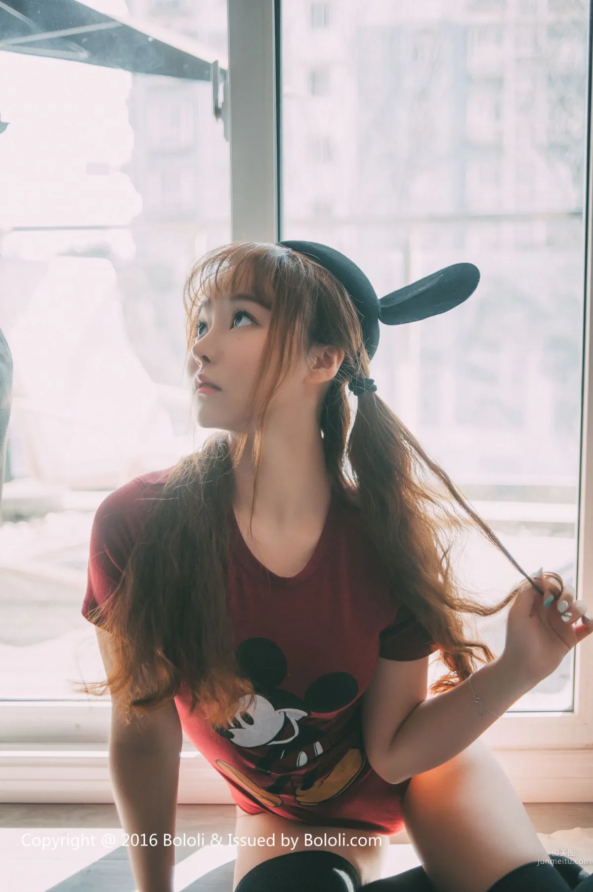 Liu Youqi Seven Treasures Cosplay School Swimsuit Temptation [Boluoshe] BOL.027 Photo Set photo 2