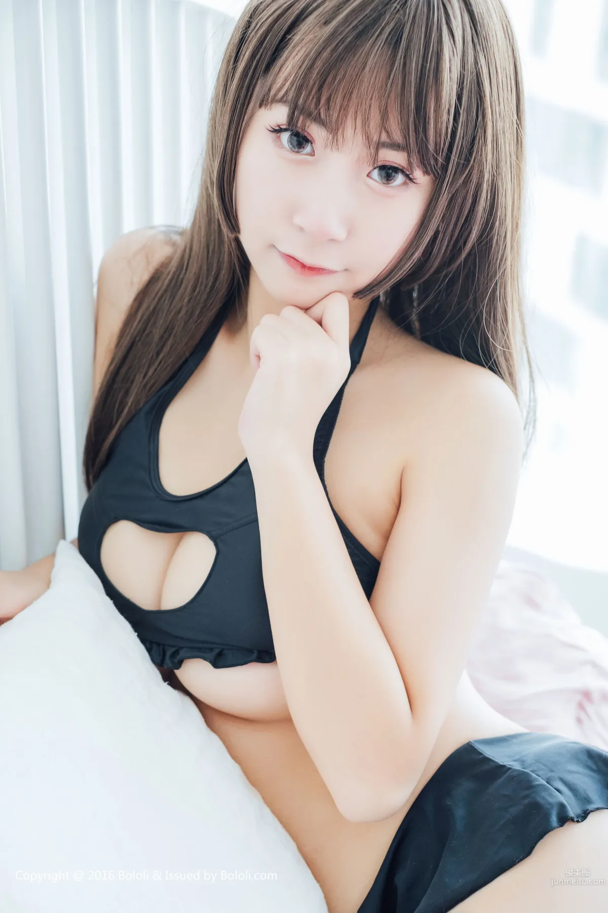 Mao Jiujiang, Peach Heart Open-Chest Vest Seduction Series [Boluoshe] BOL.020 Photo Set photo 29