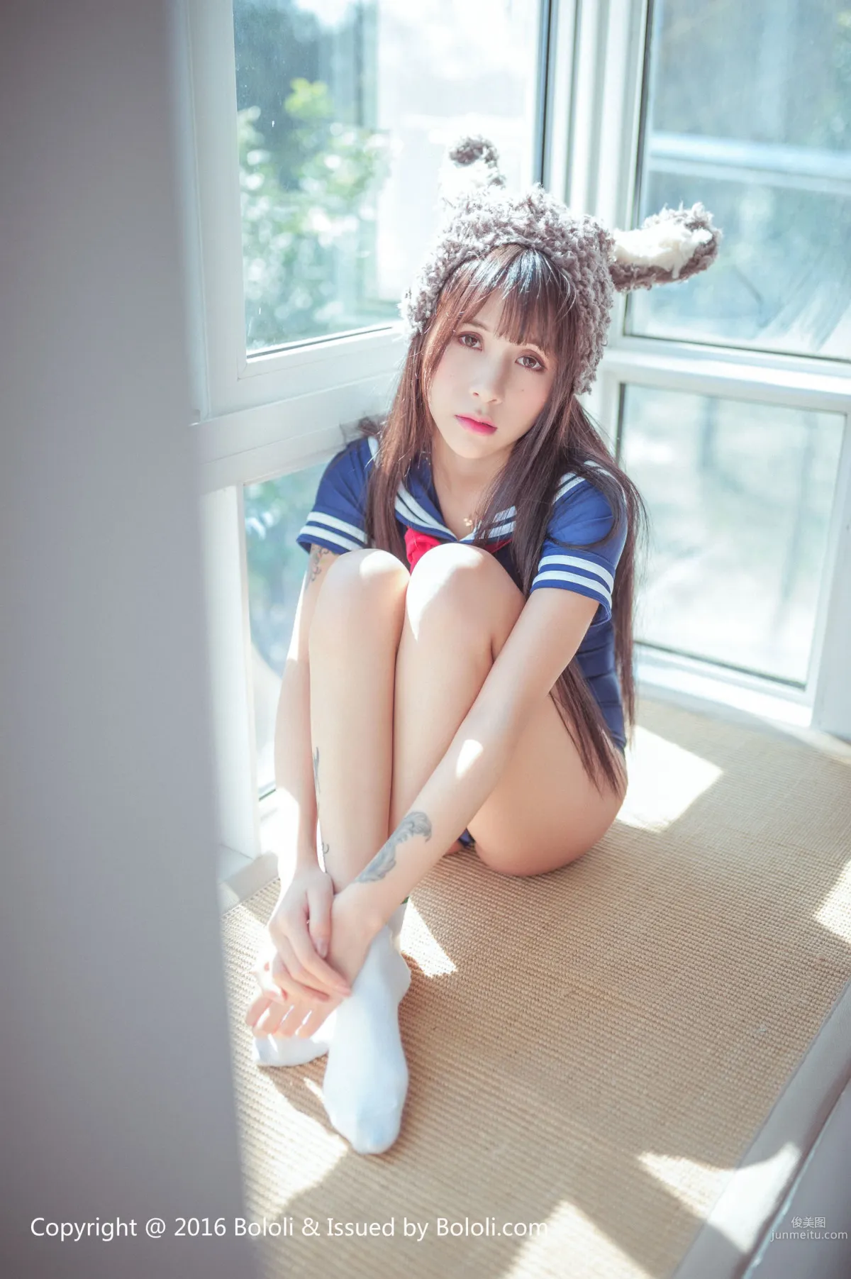 Xia Meijiang 《Cute Donkey School Swimsuit》 [Bololi] BOL.034 Photo Set photo 25