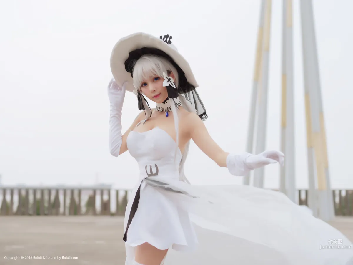 Xia Meijiang, Xia Mei Cos Azur Lane - Illustrious [Bololi Boluoshe] BOL.117 Photo Set photo 9