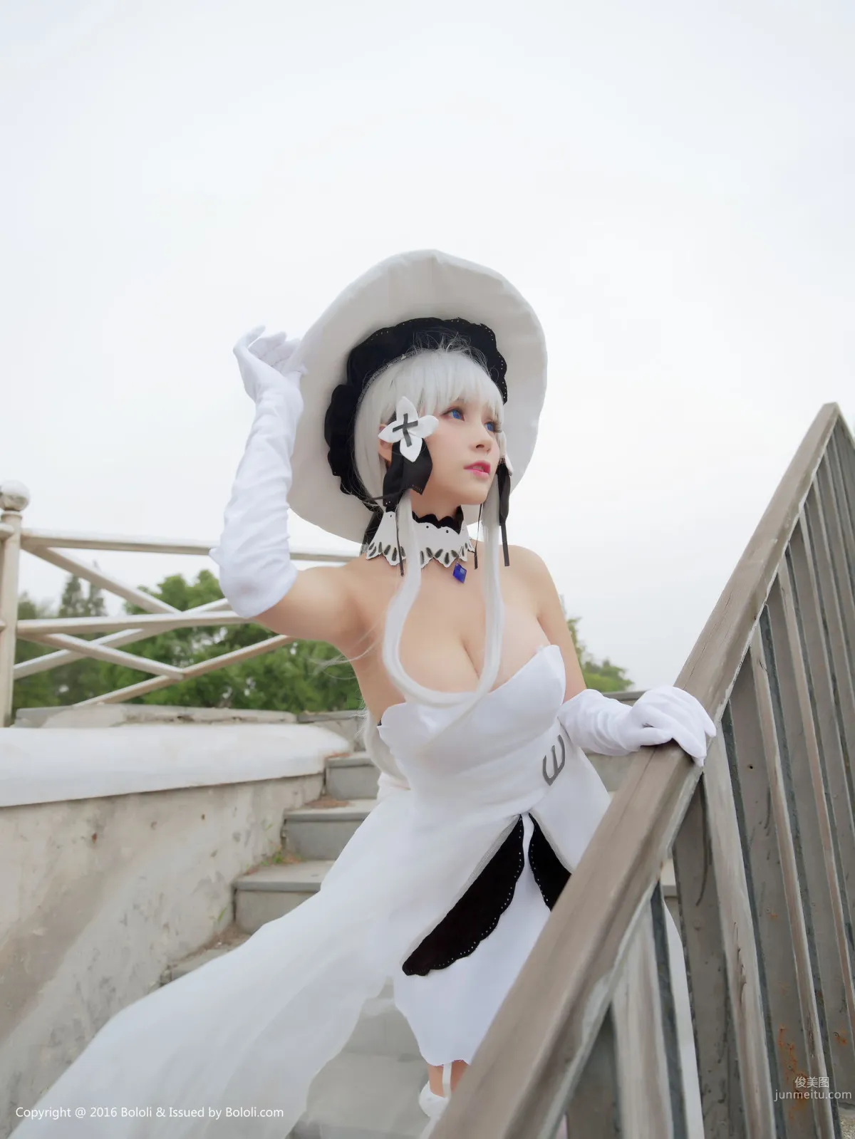 Xia Meijiang, Xia Mei Cos Azur Lane - Illustrious [Bololi Boluoshe] BOL.117 Photo Set photo 16