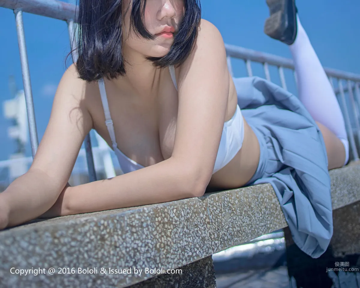 汐姐《天台JK制服》 [Bololi波蘿社] BOL.096 寫真集 37