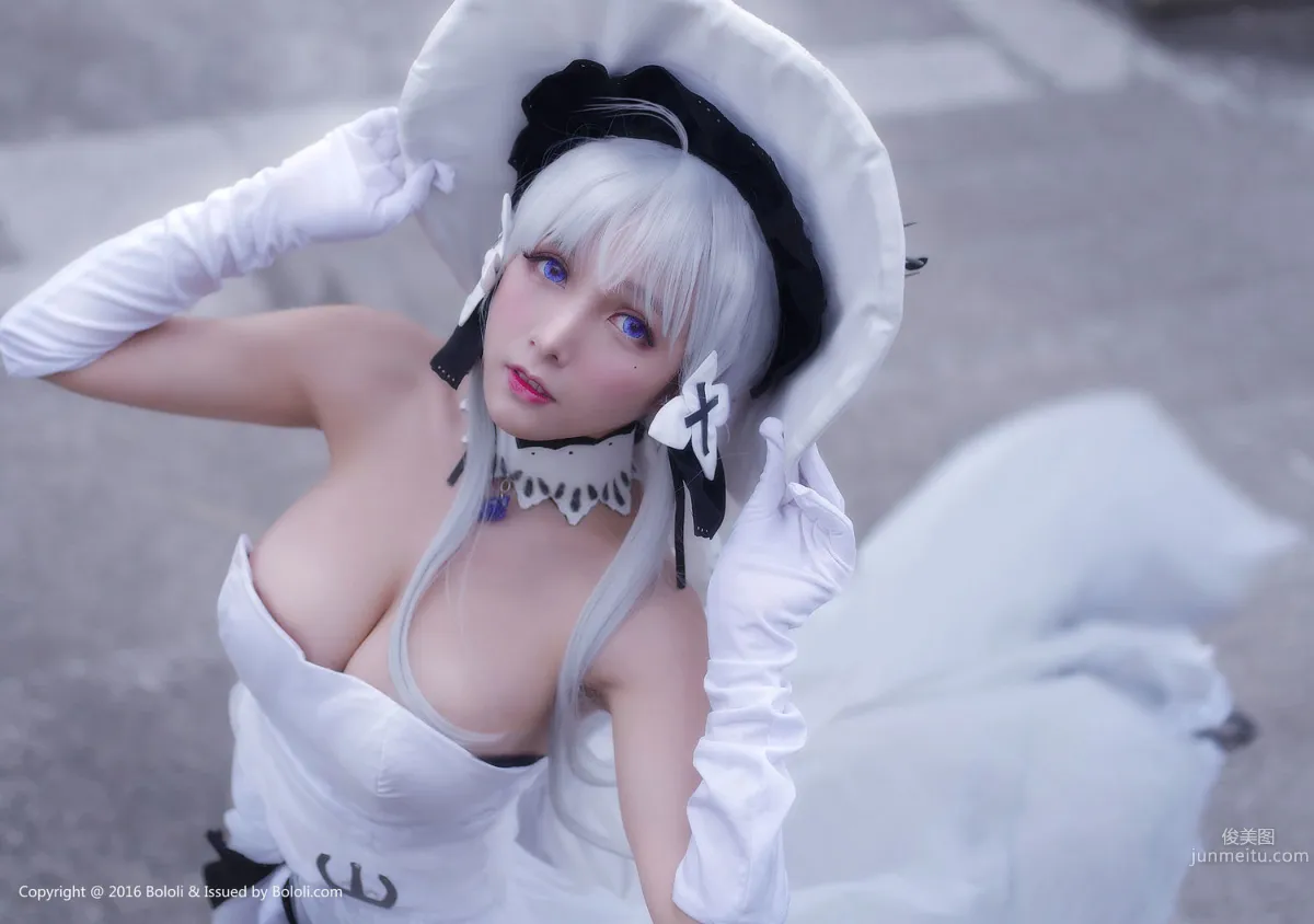 Xia Meijiang, Xia Mei Cos Azur Lane - Illustrious [Bololi Boluoshe] BOL.117 Photo Set photo 10