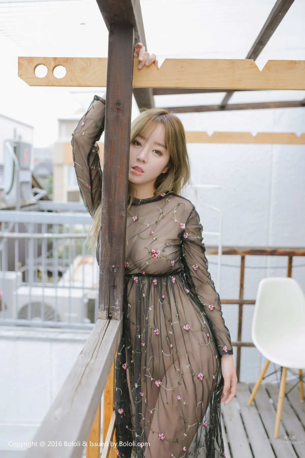 Wang Yuchun Sexy Girl in Gauze Skirt [Boluoshe] BOL.098 Photo Set photo 22