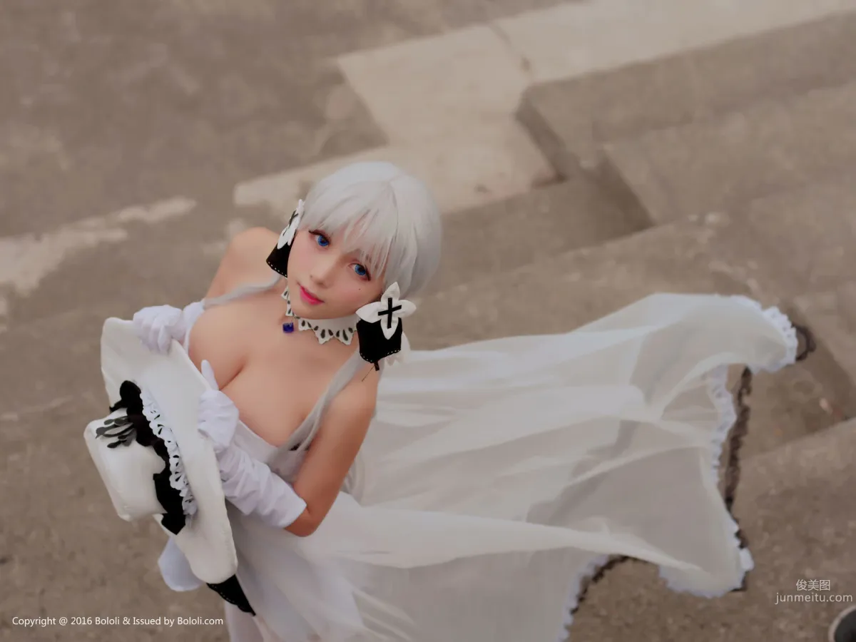 Xia Meijiang, Xia Mei Cos Azur Lane - Illustrious [Bololi Boluoshe] BOL.117 Photo Set photo 15