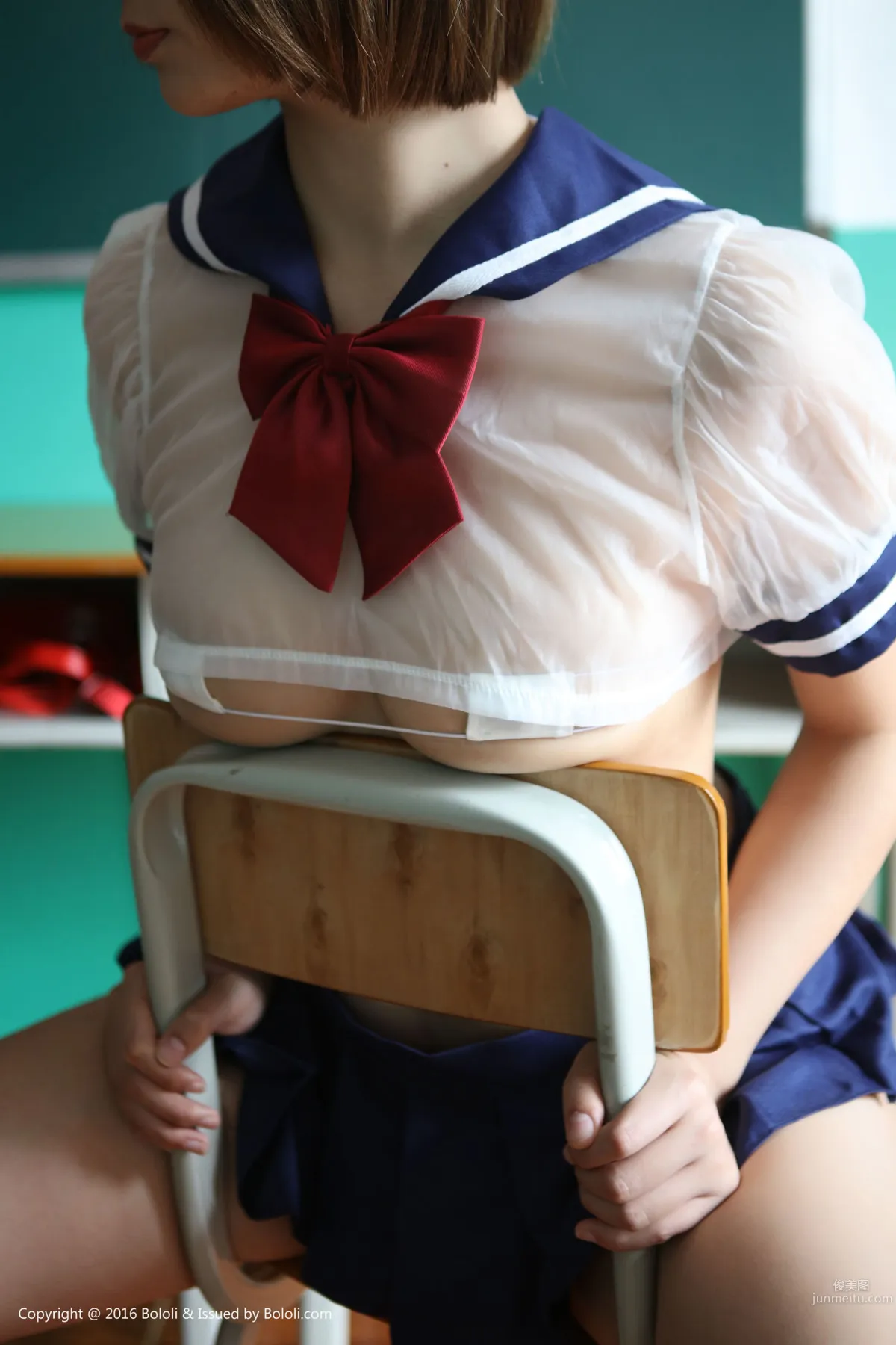 黒黑《学习的校园少女》 [Bololi波萝社] BOL.061 写真集11