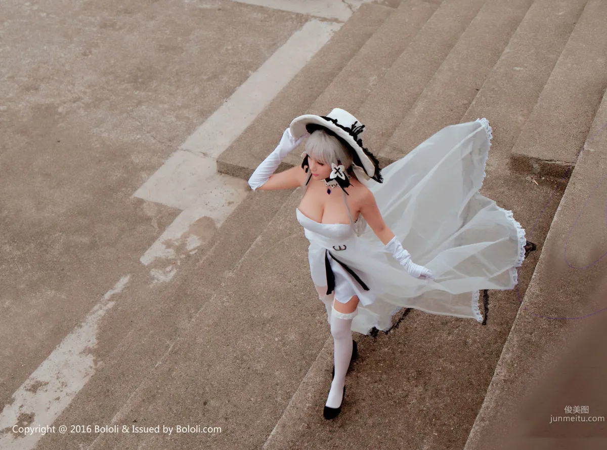 Xia Meijiang, Xia Mei Cos Azur Lane - Illustrious [Bololi Boluoshe] BOL.117 Photo Set photo 20