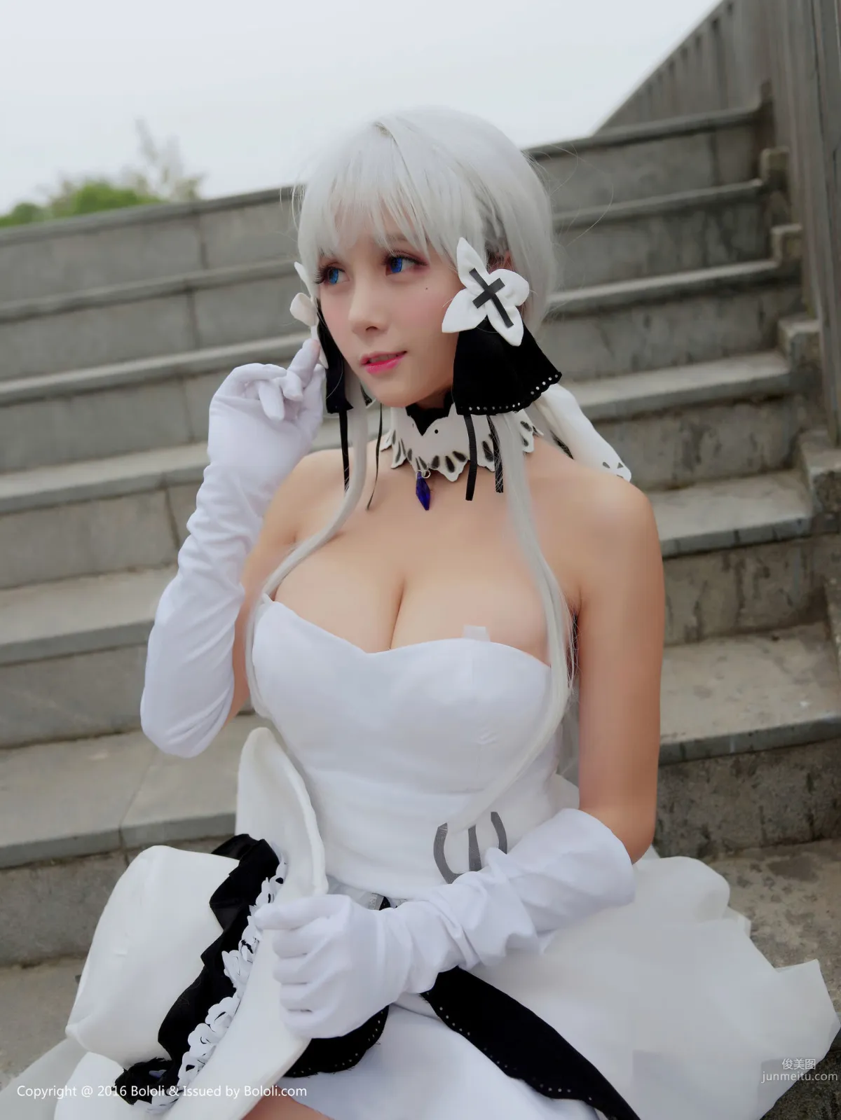 Xia Meijiang, Xia Mei Cos Azur Lane - Illustrious [Bololi Boluoshe] BOL.117 Photo Set photo 3