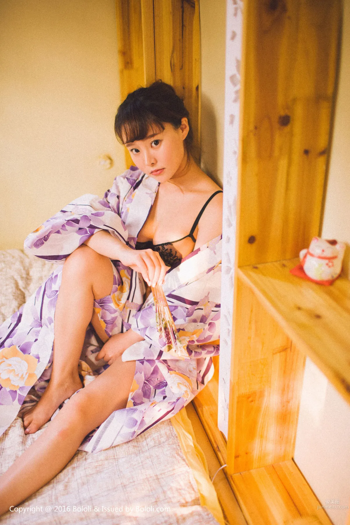 Liu Youqi, Cute Chibao School Swimsuit [Bololi Boluoshe] BOL.122 Photo Set photo 45
