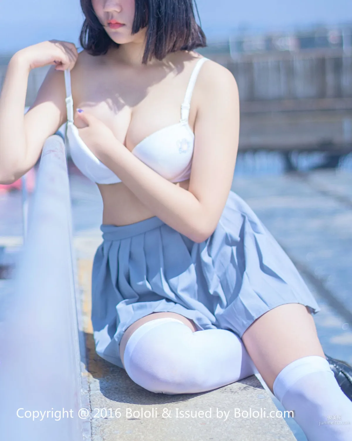 汐姐《天台JK制服》 [Bololi波蘿社] BOL.096 寫真集 23