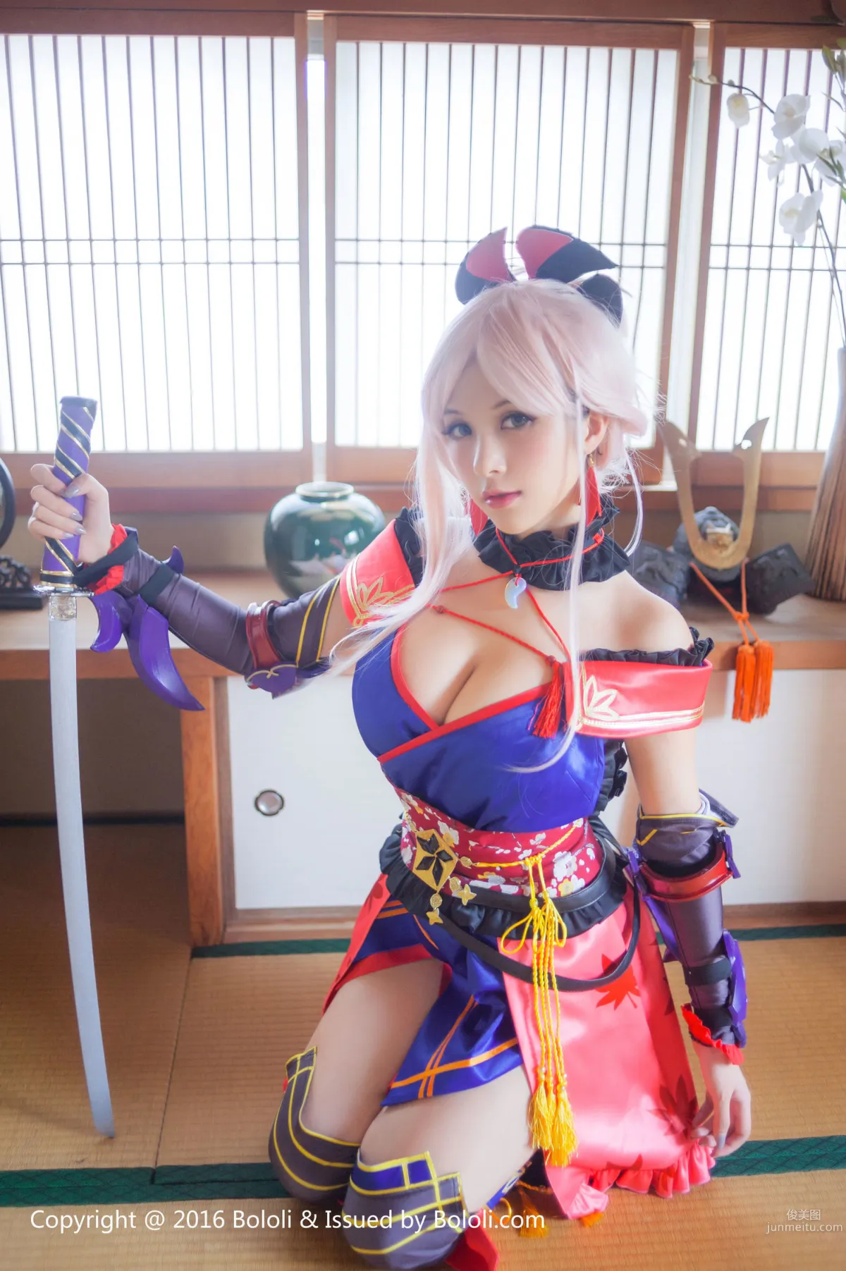 夏美酱《宫本武藏一破COS》 [Bololi波萝社] BOL.079 写真集1