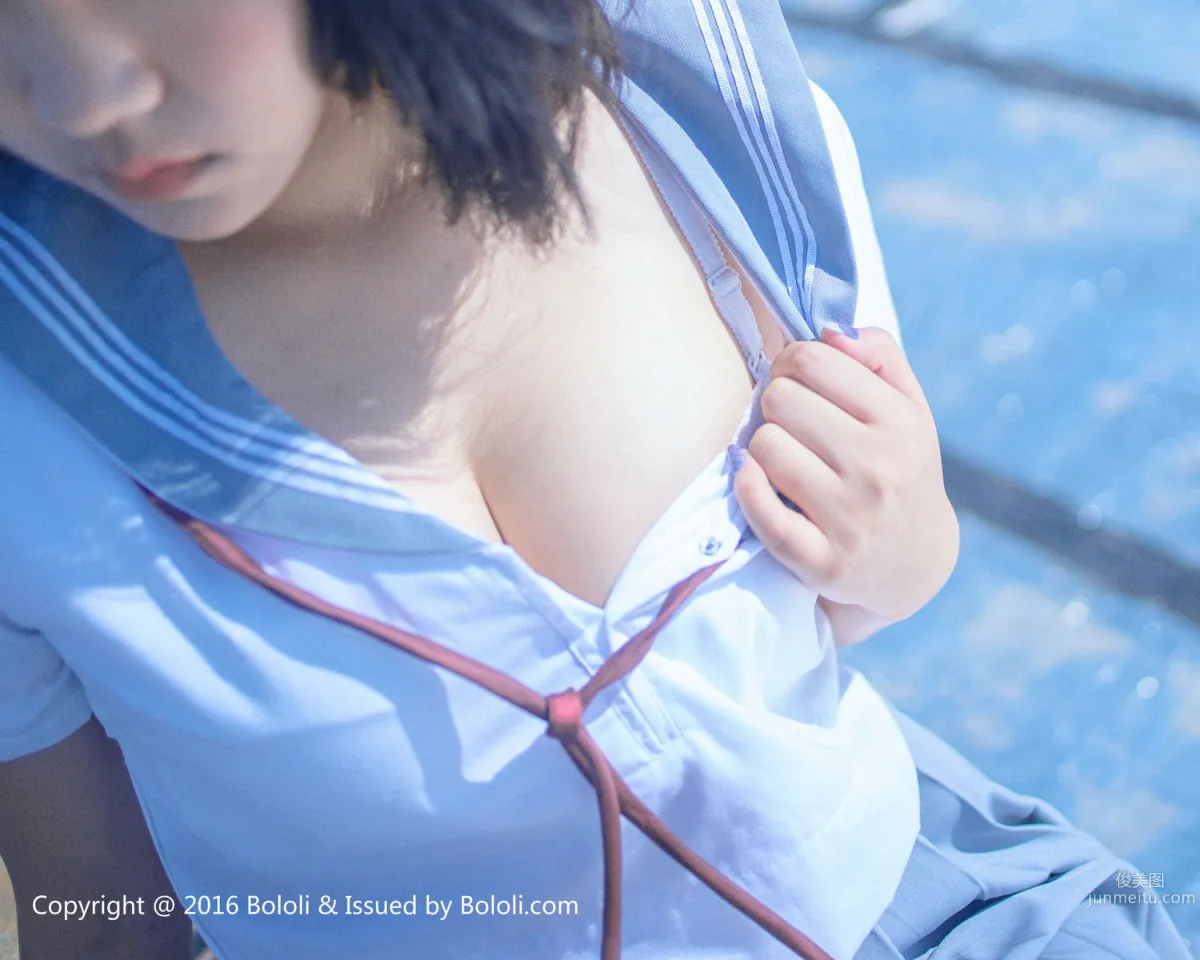 汐姐《天台JK制服》 [Bololi波蘿社] BOL.096 寫真集 9