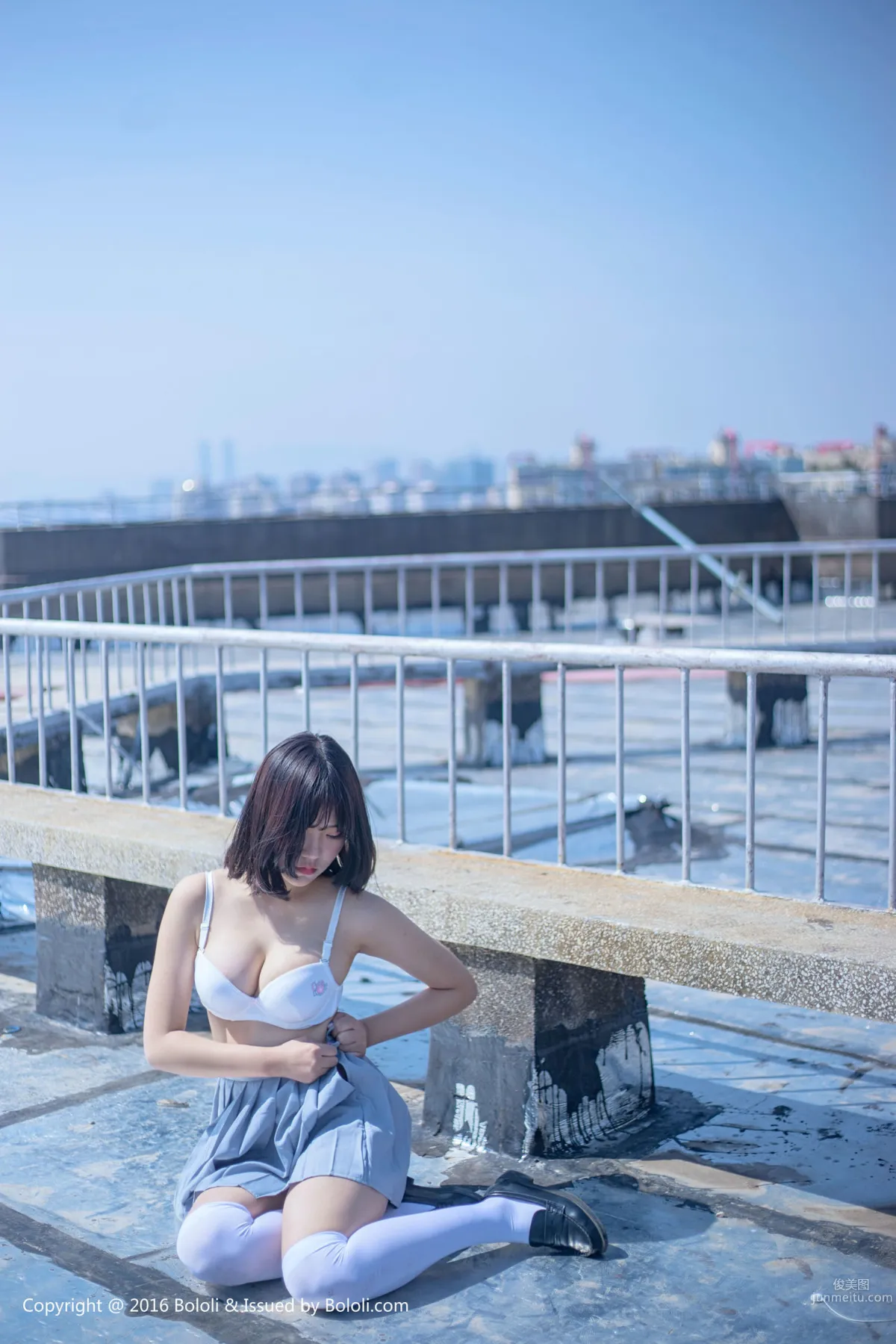 汐姐《天台JK制服》 [Bololi波蘿社] BOL.096 寫真集 13