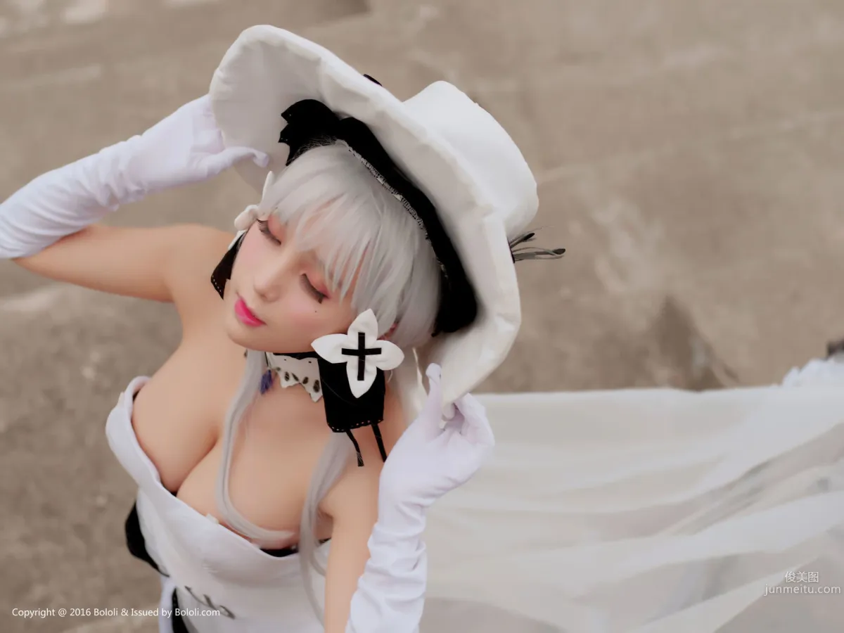 Xia Meijiang, Xia Mei Cos Azur Lane - Illustrious [Bololi Boluoshe] BOL.117 Photo Set photo 2