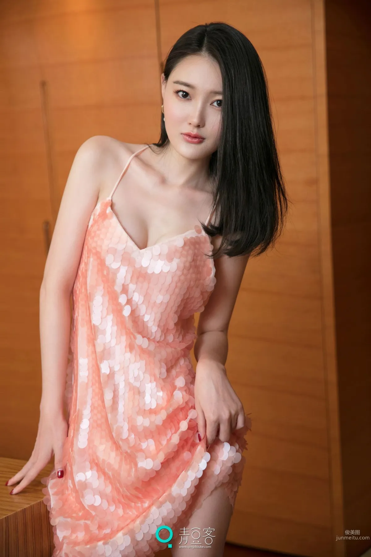 Xiao Tongxue, See-Through Thin Gauze + Sexy Sleepwear [QingDouKe] Photo Set photo 26