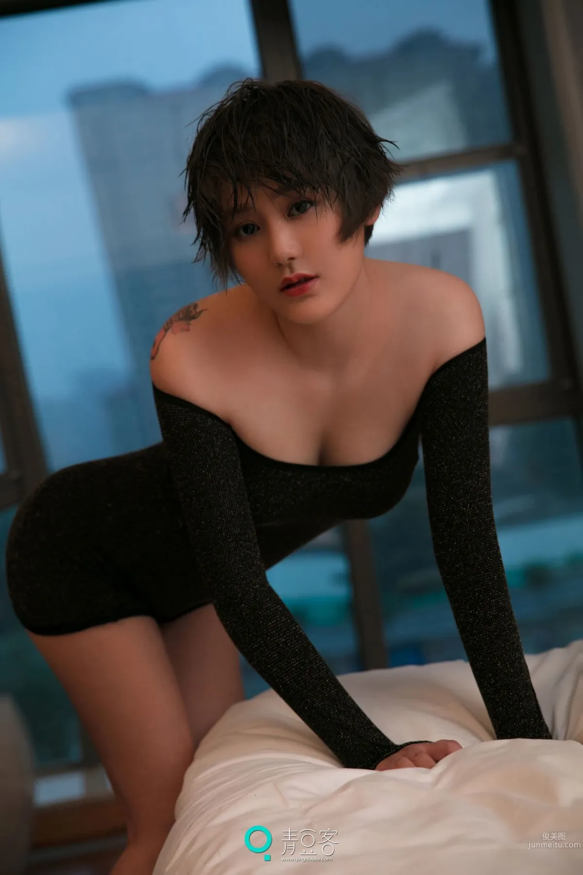 瑶瑶《短发嫩模》 [青豆客] 写真集39