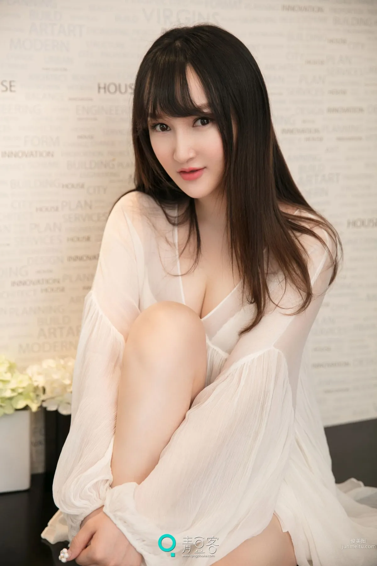 吳嬌《透視裝+女仆+内衣》 [青豆客] 寫真集 12