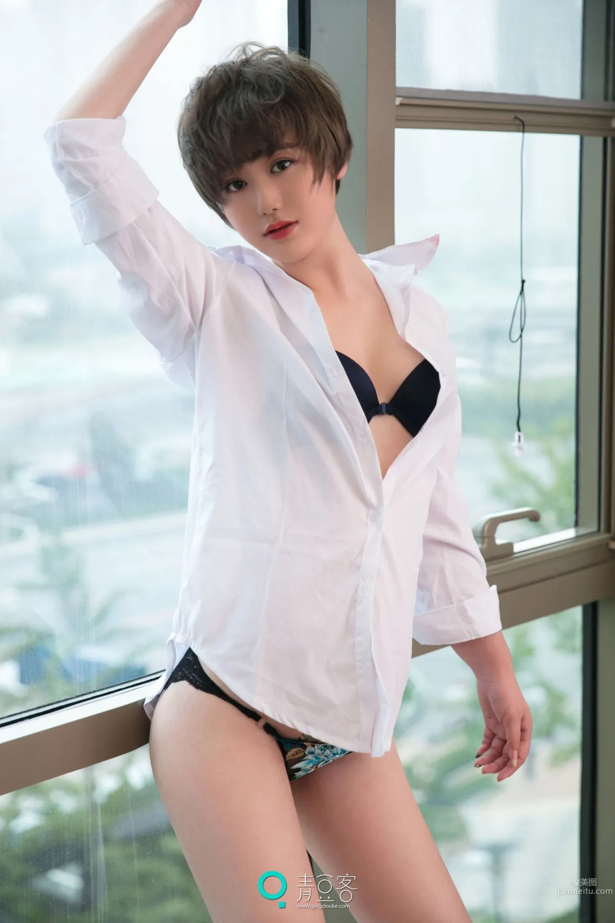 瑶瑶《短发嫩模》 [青豆客] 写真集14