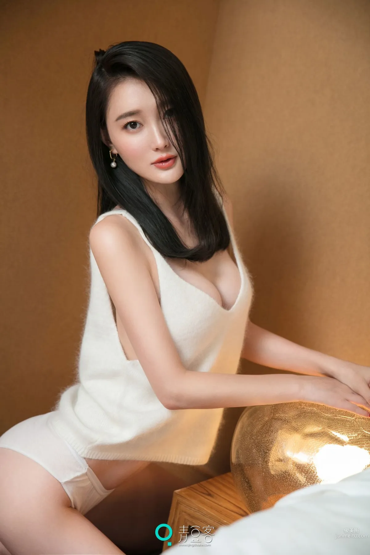 Xiao Tongxue, See-Through Thin Gauze + Sexy Sleepwear [QingDouKe] Photo Set photo 40
