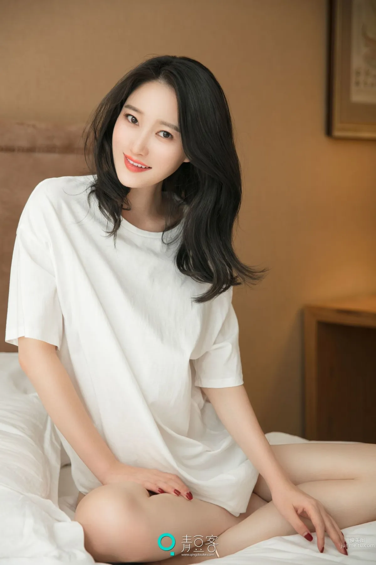 Xiao Tongxue Pajamas + See-Through + Uniform + T-Shirt [QingDouKe] Photo Set photo 45