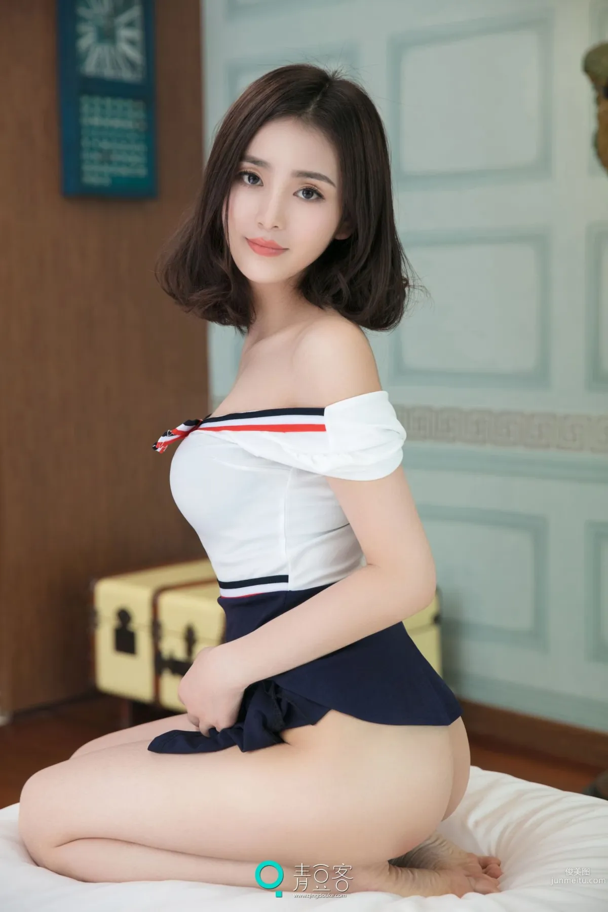 小熊《妩媚短发女神》 [青豆客] 写真集8