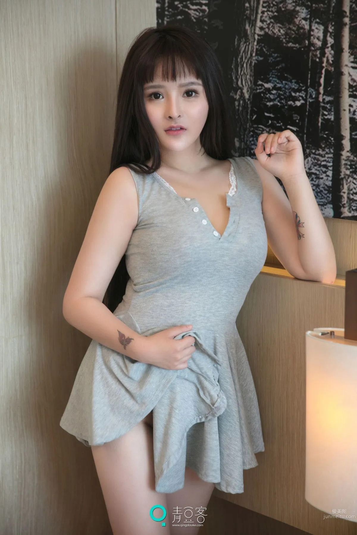 杨漫妮《美胸睡衣》 [青豆客] 写真集9