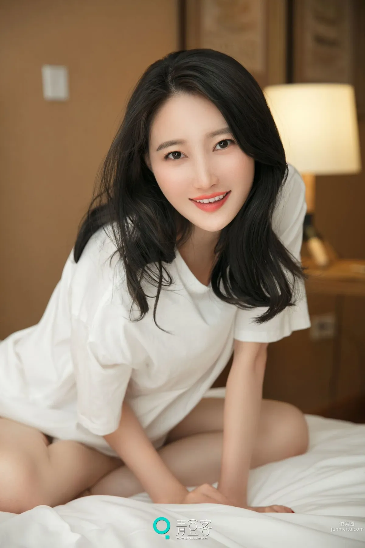 Xiao Tongxue Pajamas + See-Through + Uniform + T-Shirt [QingDouKe] Photo Set photo 44