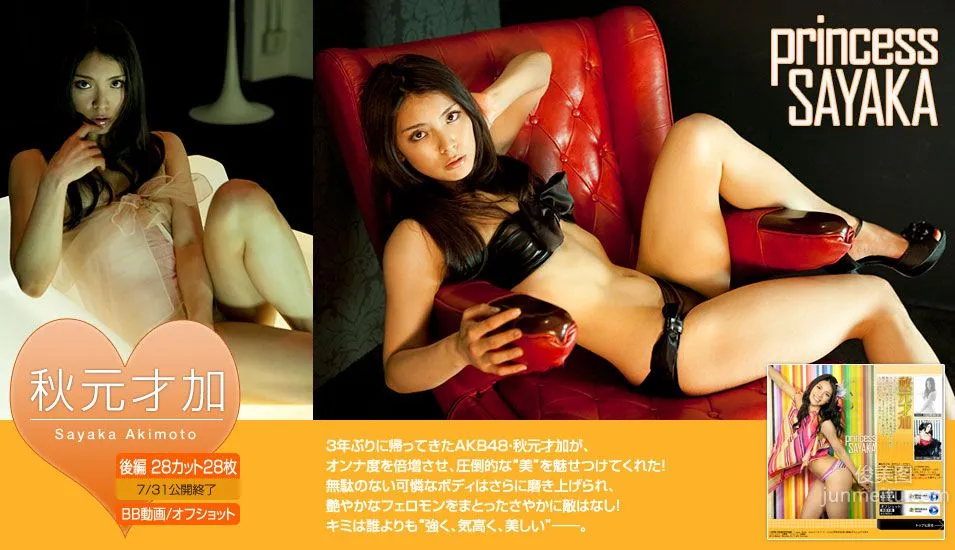 Sayaka Akimoto 《princess SAYAKA》 Part 2 [Image.tv] Photo Set photo 2