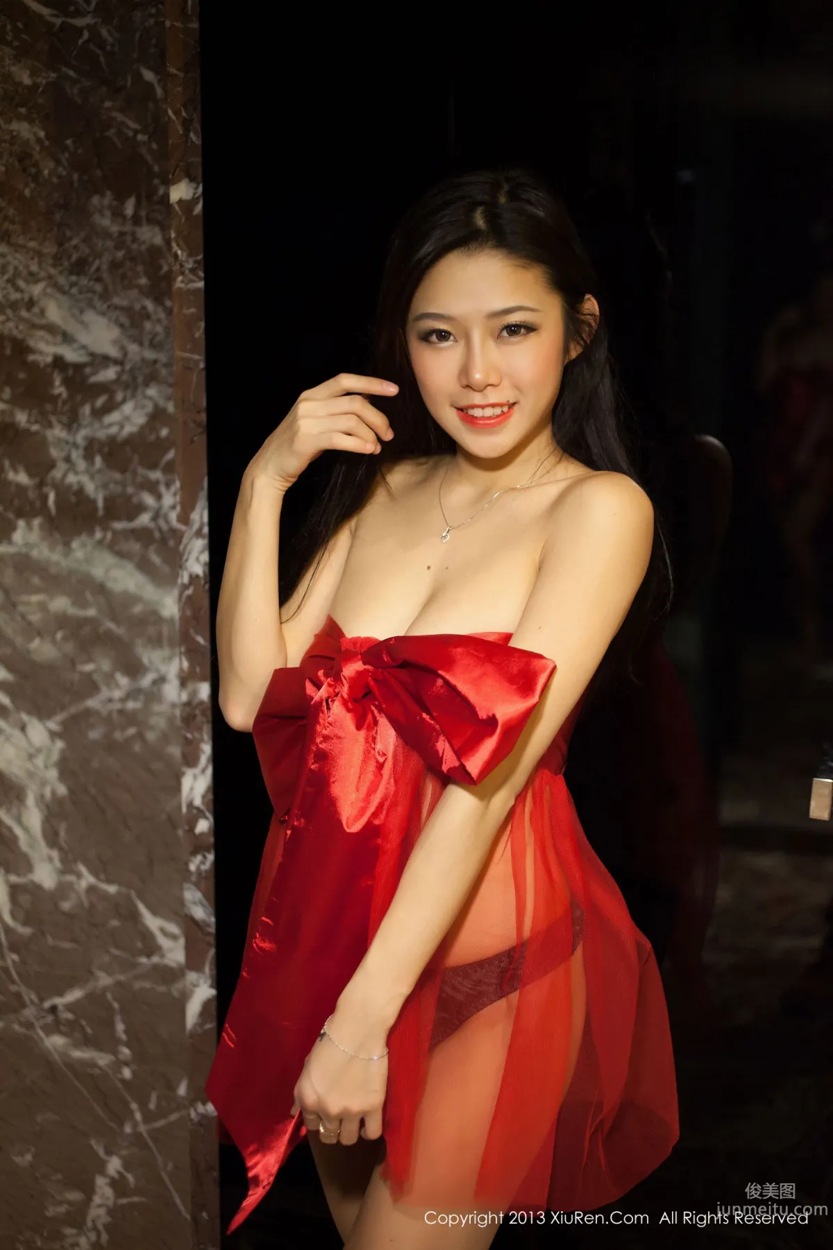Sexy Goddess Nengshu@luvian Benneng, Christmas Set [XiuRen] No.070 Photo Set photo 36