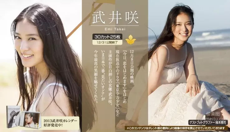 武井咲 Emi Takei 《2012年12月刊号》 [Image.tv] 寫真集