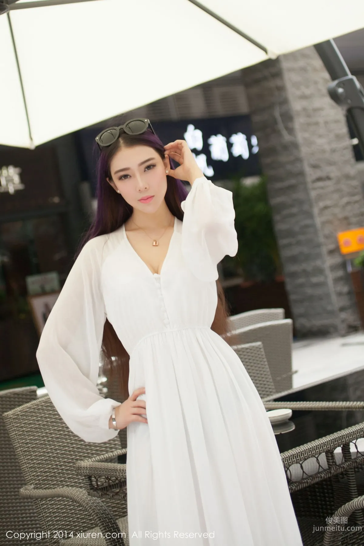 Mengna Vanessa, Gracefully Arriving Special Goddess [XiuRen] No.131 Photo Set photo 17