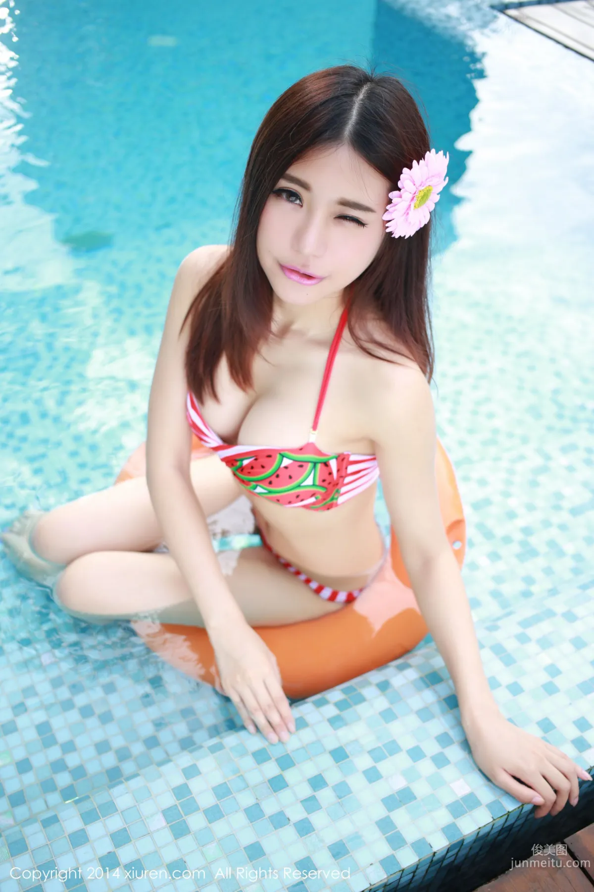Qi Lijia, Pure Watermelon Bikini Photos! [XiuRen] No.180 Photo Set photo 53