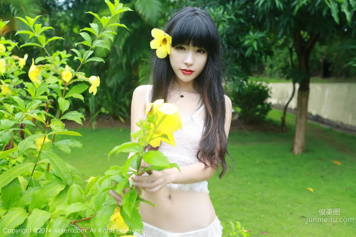 Liu Xueni Verna, Sanya Travel Shoot, Lace Lingerie and Swimwear [XiuRen] No.214 Photo Set photo 16