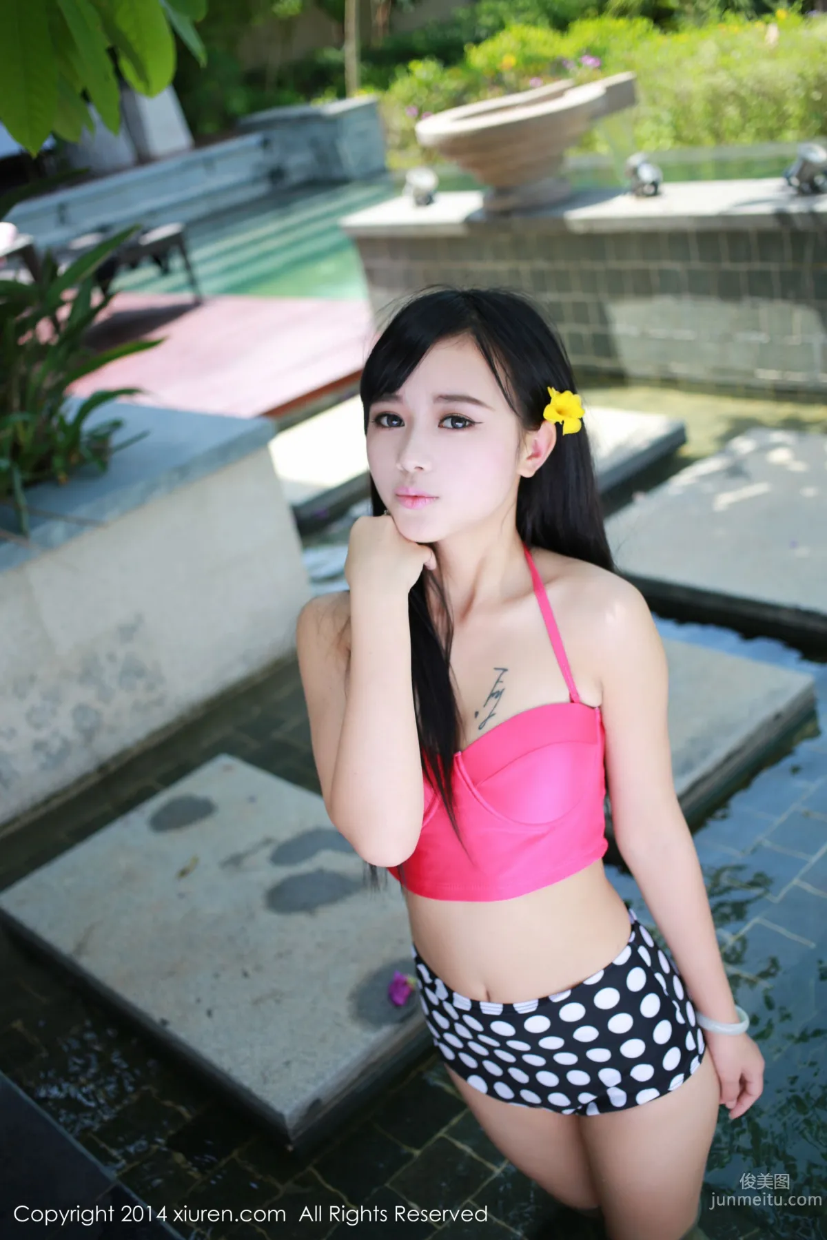 Girl Next Door Goddess toro Yu Zhu Sanya Set 2 [XiuRen] No.153 Photo Set photo 36