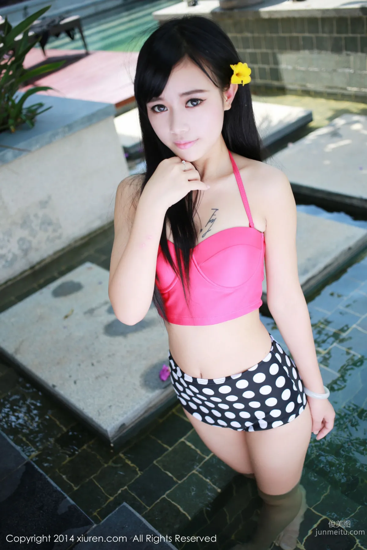 Girl Next Door Goddess toro Yu Zhu Sanya Set 2 [XiuRen] No.153 Photo Set photo 37