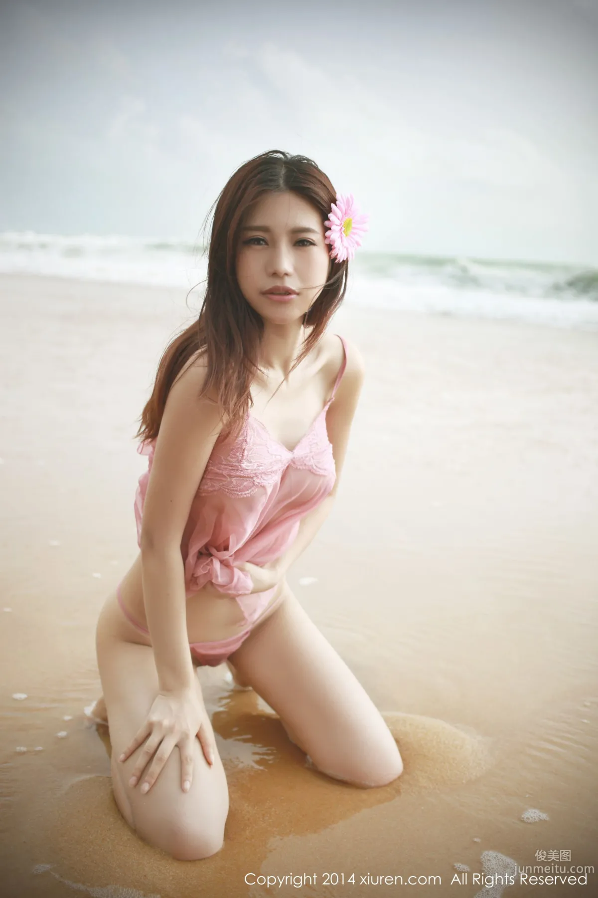 绮裡嘉ula《海邊風情~~》 [秀人網XiuRen] No.188 寫真集 38