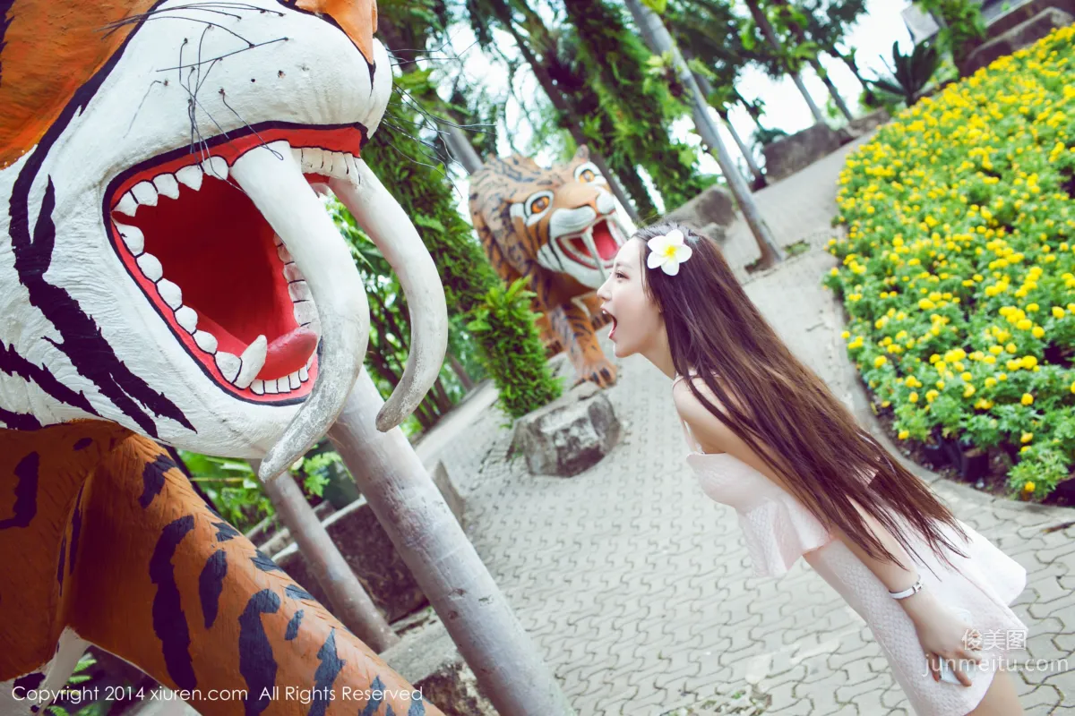 Goddess Liu Yining Lynn Thailand Street Snap [XiuRen] No.139 Photo Set photo 4