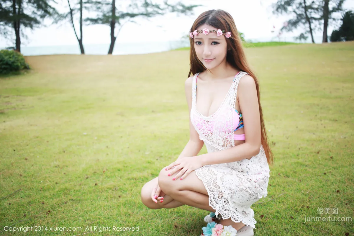 Yanni Wang Outdoor Pool + Indoor Bathroom [XiuRen] No.192 Photo Set photo 39