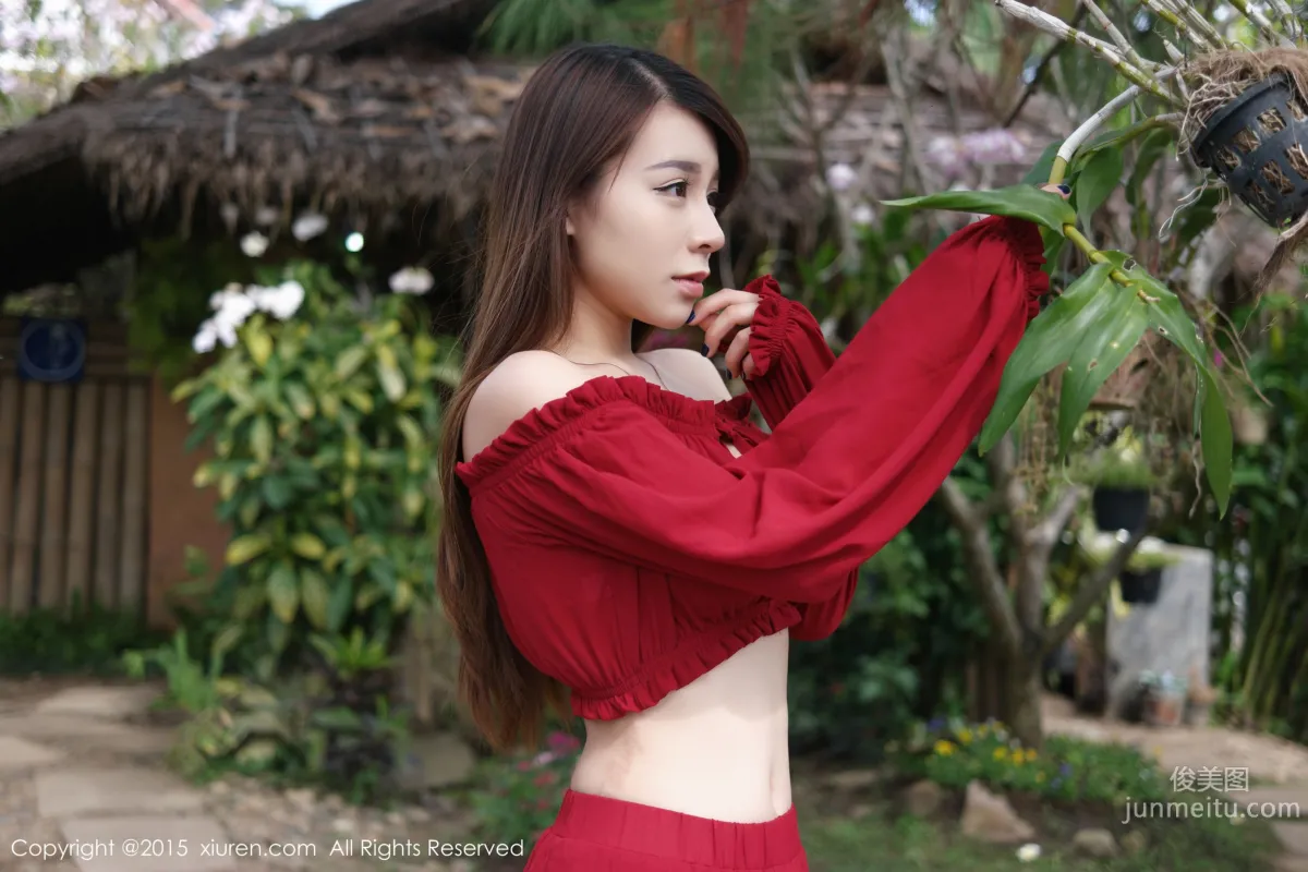 vetiver Jiabao Beier, Thailand Travel Shoot Long Dress Goddess Series [XiuRen] No.303 Photo Set photo 9