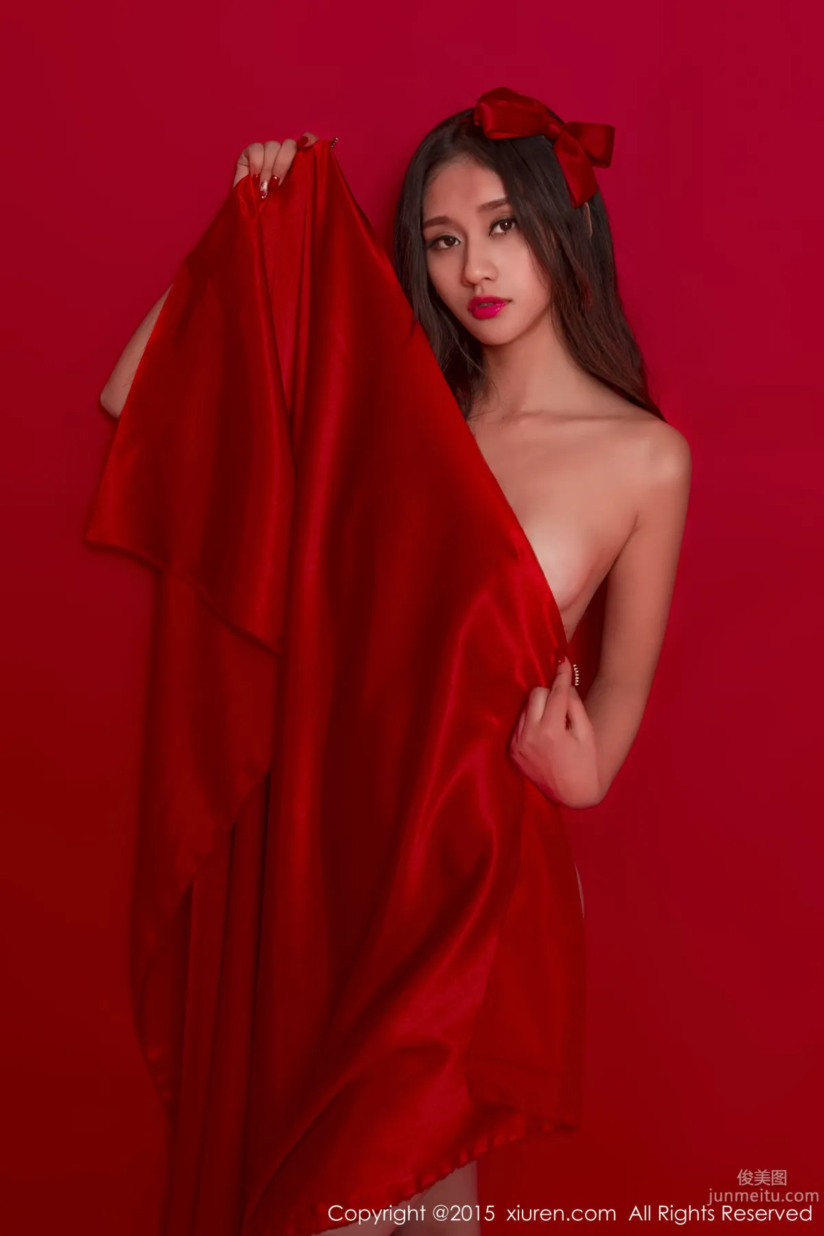 Shi Yu Jiejie, Red Background Theme [XiuRen] No.282 Photo Set photo 21