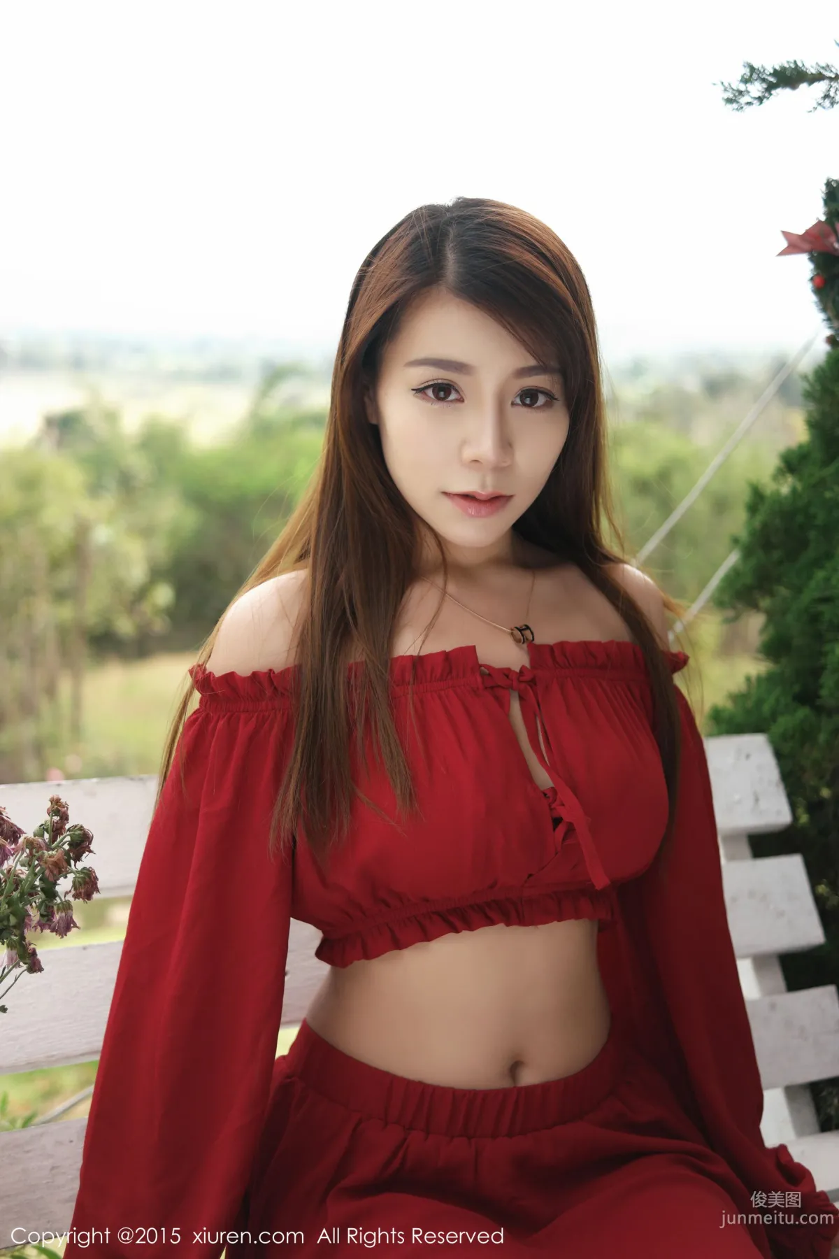 vetiver Jiabao Beier, Thailand Travel Shoot Long Dress Goddess Series [XiuRen] No.303 Photo Set photo 13