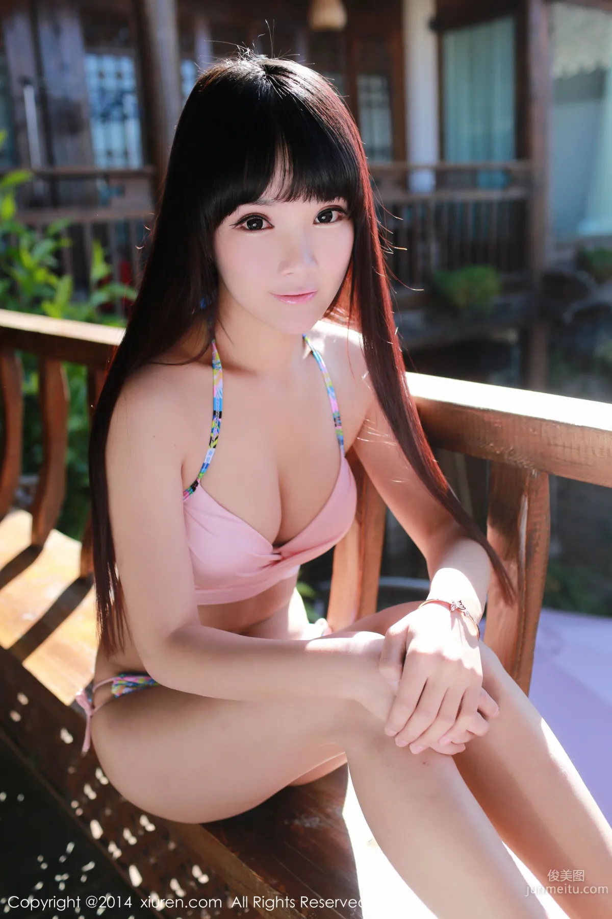 妮儿Bluelabel/刘妮《肚兜+内衣》 [秀人网XiuRen] No.239 写真集8