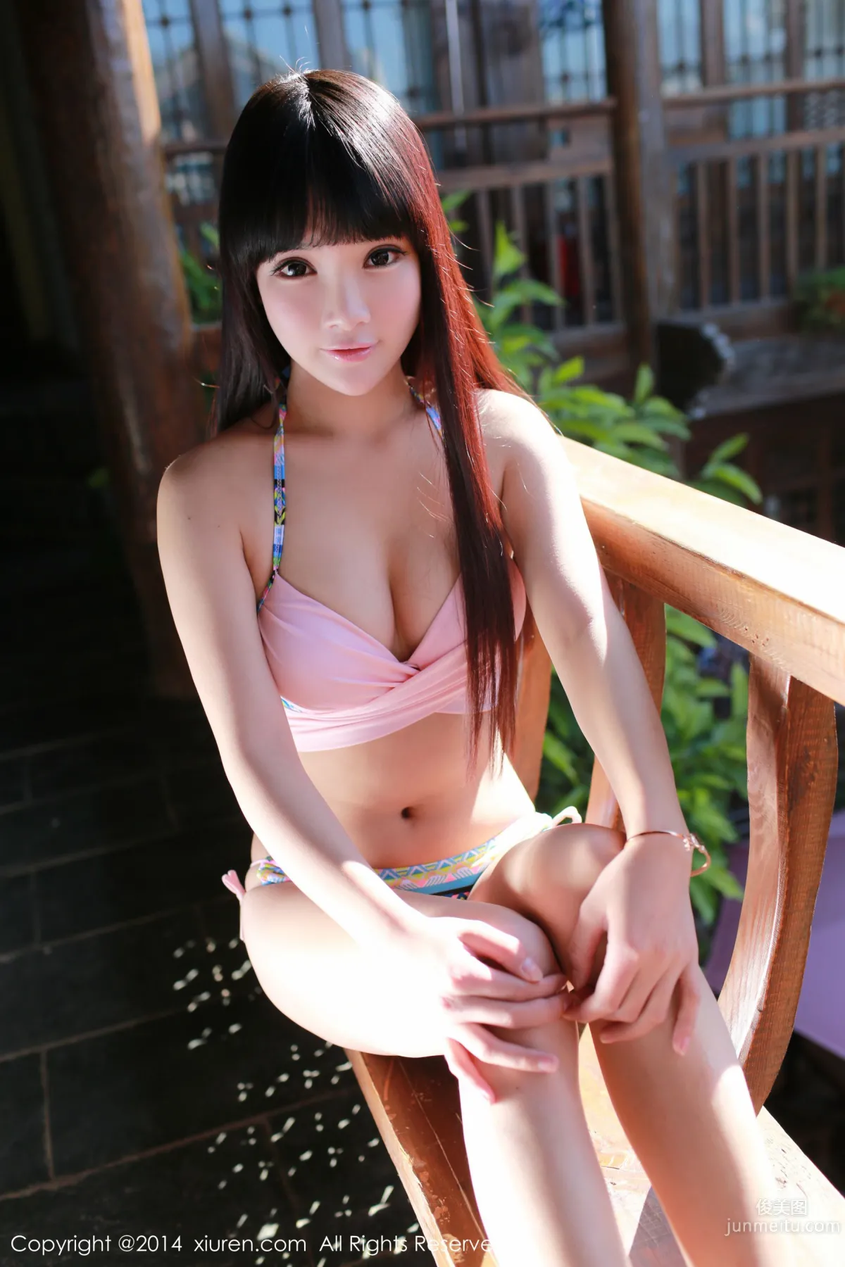 妮儿Bluelabel/刘妮《肚兜+内衣》 [秀人网XiuRen] No.239 写真集9