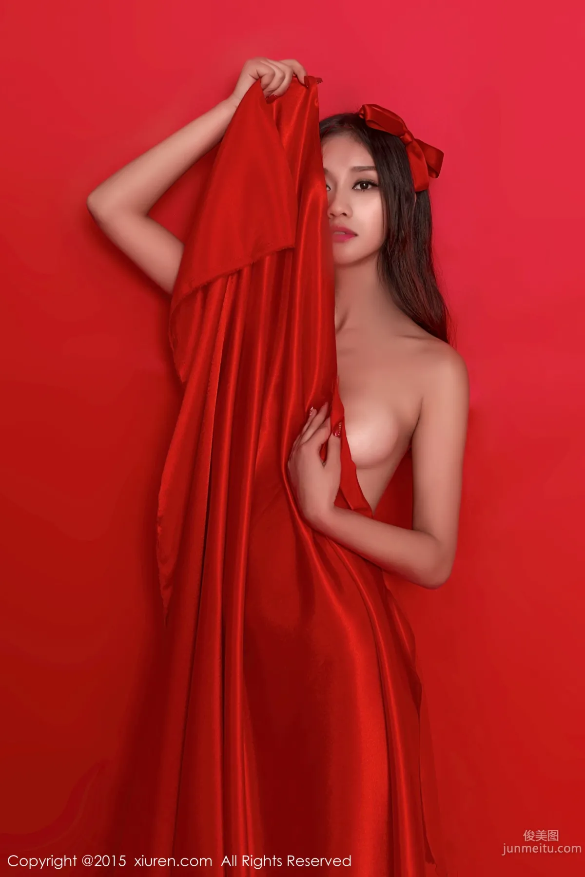 Shi Yu Jiejie, Red Background Theme [XiuRen] No.282 Photo Set photo 18