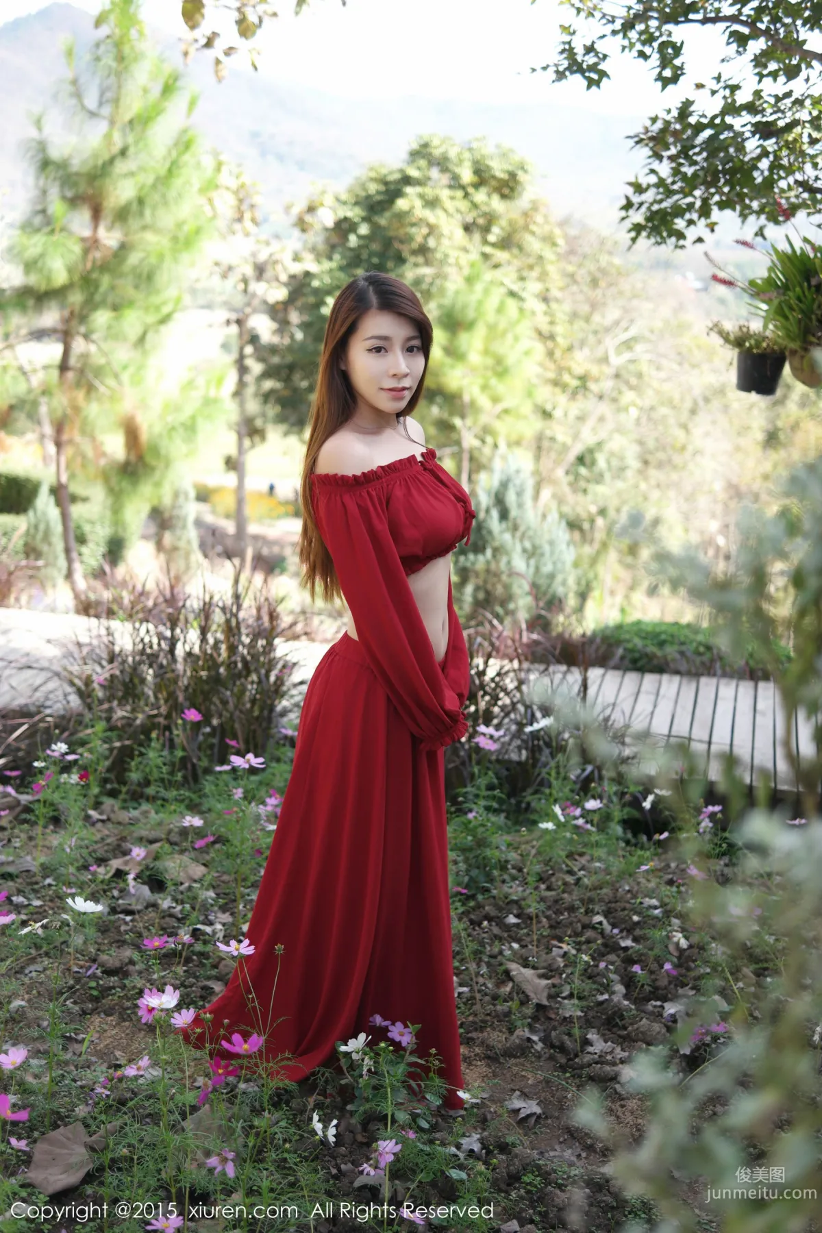 vetiver Jiabao Beier, Thailand Travel Shoot Long Dress Goddess Series [XiuRen] No.303 Photo Set photo 26