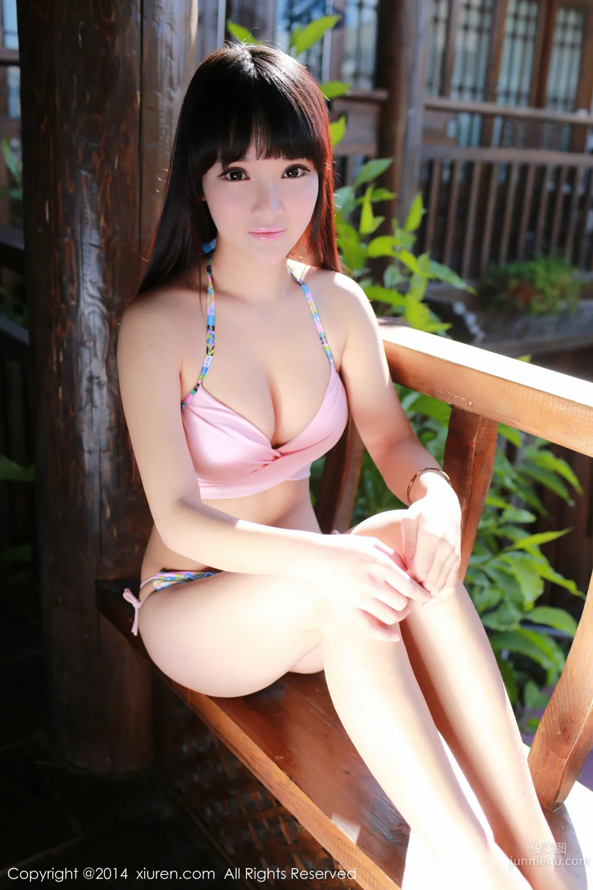 妮儿Bluelabel/刘妮《肚兜+内衣》 [秀人网XiuRen] No.239 写真集10