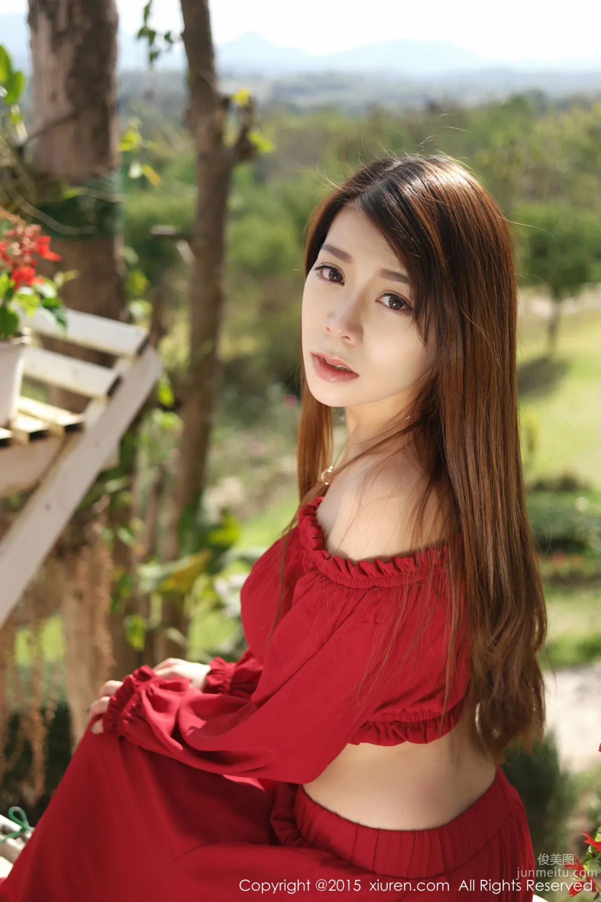 vetiver Jiabao Beier, Thailand Travel Shoot Long Dress Goddess Series [XiuRen] No.303 Photo Set photo 17